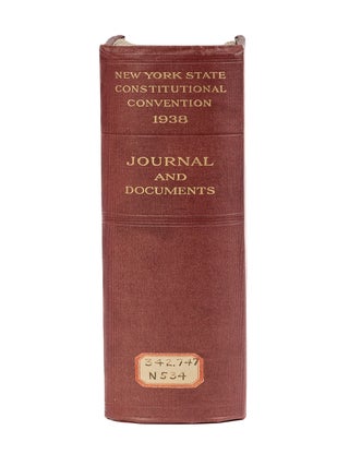 Journal of the Constitutional Convention of the State of New York...
