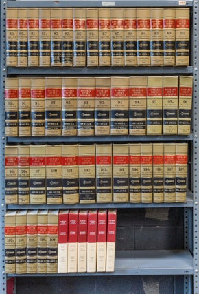 Item #47222 Supreme Court Reporter West's. 51 Miscellaneous vols. 11 linear feet. Thomson West