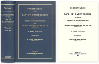 Item #47350 Commentaries on the Law of Partnership as a Branch of Commercial. Joseph Story,...
