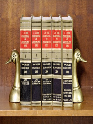 Item #47475 United States Code Congressional & Administrative News 2000 Pts 1-5. Thomson West