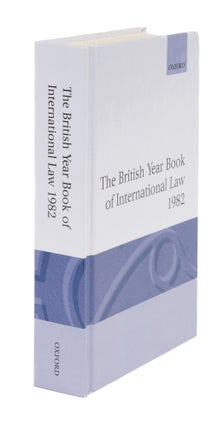 Item #47851 British Year Book of International Law. 1981. Ian Brownlie, R Y. Jennings