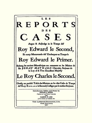 Year Books: Or Reports in the Follo[a]wing Reigns, with Notes to...
