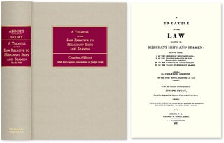 Item #48941 A Treatise on the Law Relative to Merchant Ships and Seamen. Charles Abbott, Joseph...