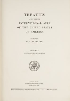 Treaties and Other International Acts of The United States of...Vol. 7