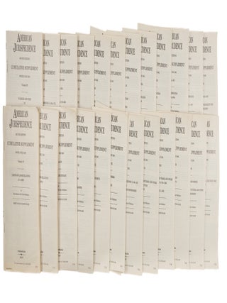 American Jurisprudence 2d. 2005 pocket part supplements Only