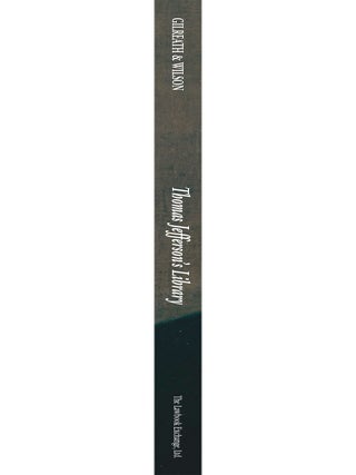 Thomas Jefferson's Library A Catalog with the Entries in His Own Order