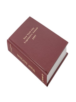 Item #50303 New York City Legislative Annual. 1997. Inc New York Legislative Service