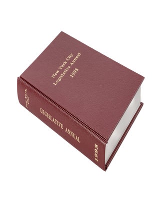 Item #50305 New York City Legislative Annual. 1995. Inc New York Legislative Service
