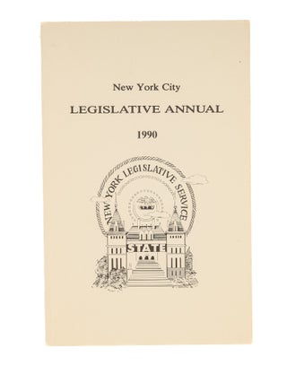 Item #50310 New York City Legislative Annual. 1990. Inc New York Legislative Service
