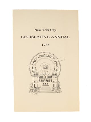 Item #50338 New York City Legislative Annual. 1983. Inc New York Legislative Service