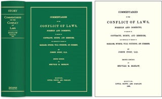 Item #51785 Commentaries on the Conflict of Laws Foreign and Domestic in Regard. Joseph Story,...