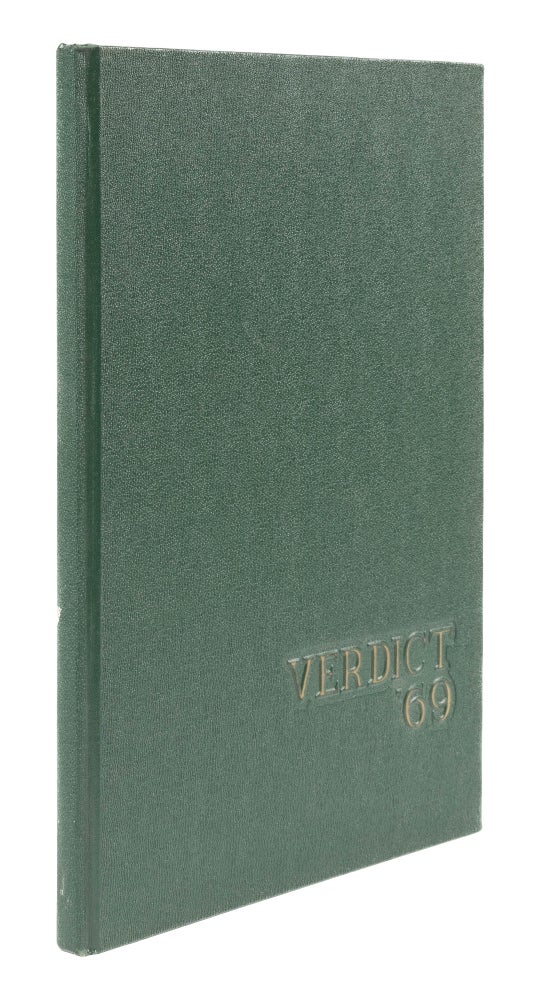 Item #51901 The Verdict 1969. Albany, NY, 1969. Albany Law School Yearbook.