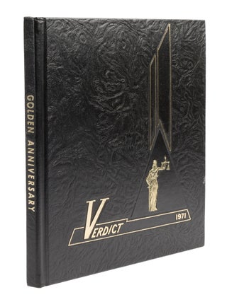 Item #51903 The Verdict, 1971. Albany, NY, 1971. Allen Albany Law School Yearbook. Werbalowsky, Ed