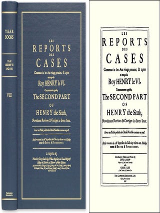 Item #52002 Year Books. Vol. VIII ONLY ISBN 1584777893. David Intro Great Britain. Vulgate...