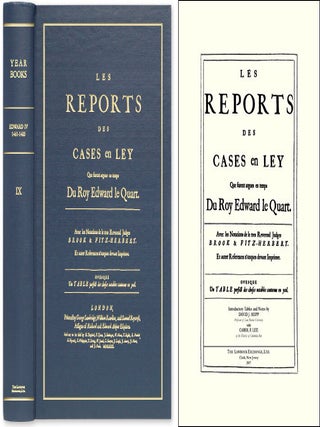 Item #52003 Year Books. Vol. IX ONLY ISBN 1584777907. David Intro Great Britain. Vulgate Edition....