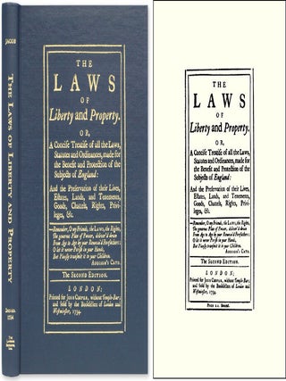 Item #52028 The Laws of Liberty and Property. Or, A Concise Treatise of All the. Giles Jacob
