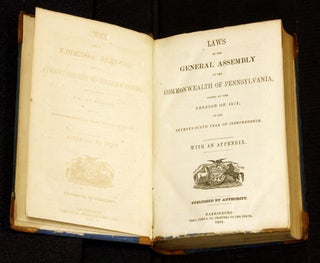 Laws of the General Assembly...Commonwealth Pennsylvania...1840-1971