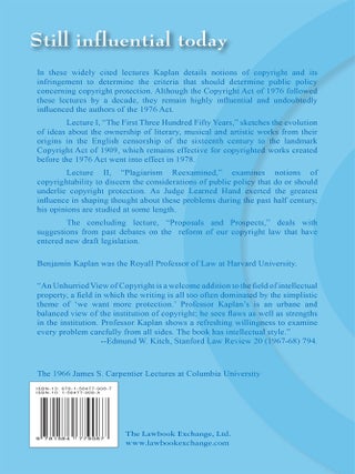 An Unhurried View of Copyright