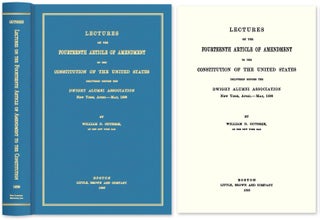 Item #53568 Lectures on the Fourteenth Article of Amendment to the Constitution. Wi Guthrie