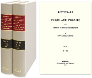 Item #53754 Dictionary of Terms and Phrases Used in American or English... 2 vols. Benjamin...