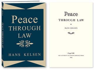 Item #53767 Peace Through Law. Hans Kelsen