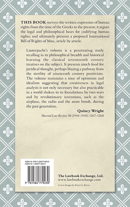 An International Bill of the Rights of Man | H. Lauterpacht