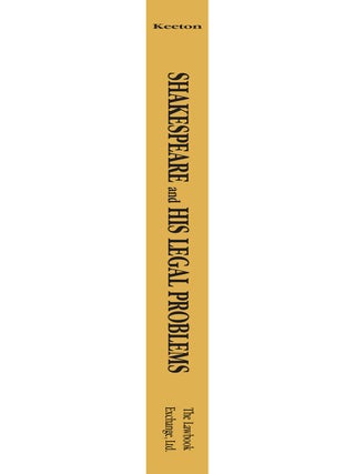 Shakespeare and His Legal Problems