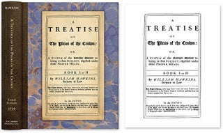 Item #54020 A Treatise of the Pleas of the Crown: Or, a System of the Principal. William Hawkins