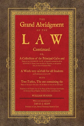 The Grand Abridgment of the Law Continued, Or, a Collection of the...