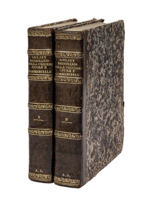 Item #54187 Dizionario Generale Ragionato Della Procedura Civile E Commerciale....