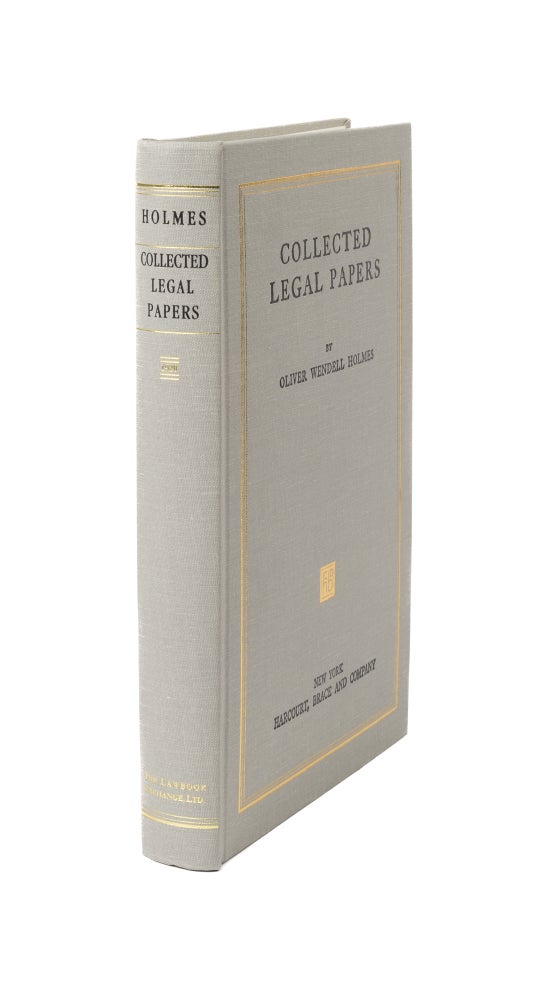 Item #54721 Collected Legal Papers. Oliver Wendell Holmes.