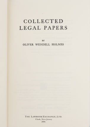 Collected Legal Papers.