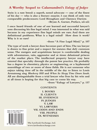 Eulogy of Lawyers.