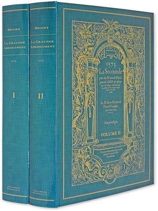 Item #54764 La Graunde Abridgement, Collect & Escrie per le Iudge Tresreverend. Robert Brooke,...