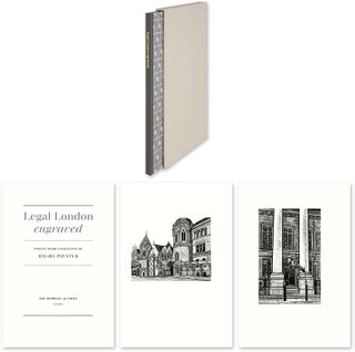 Item #54960 Legal London Engraved: Twelve Wood Engravings. Hillary Paynter, Notes, Intro W. E....