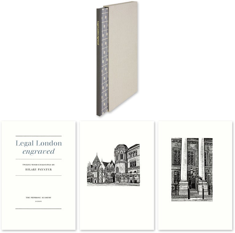 Item #54960 Legal London Engraved: Twelve Wood Engravings. Hillary Paynter, Notes, Intro W. E. Butler, Hill.