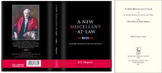 Item #55300 A New Miscellany at Law. Yet Another Diversion for Lawyers and Others. Sir Robert...