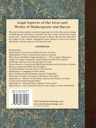 Law Sports at Gray's Inn (1594) Including Shakespeare's Connection...