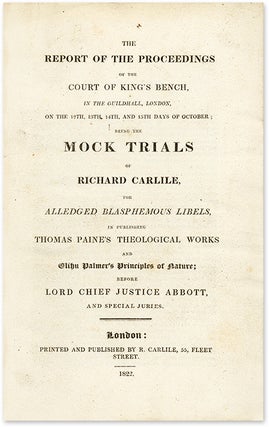 The Report of the Proceedings of the Court of King's Bench...