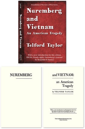 Item #56003 Nuremberg and Vietnam: An American Tragedy. Telford Taylor
