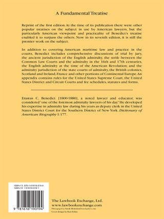 The American Admiralty: Its Jurisdiction and Practice with...
