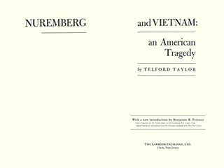 Nuremberg and Vietnam.