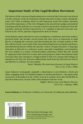 Legal Realism at Yale, 1927-1960