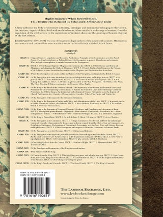 A Treatise on the Law of the Prerogatives of the Crown; and the...