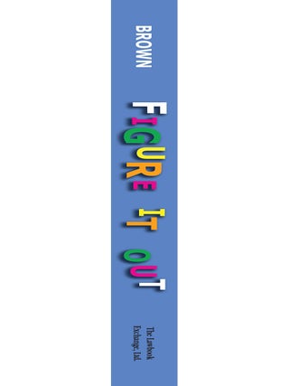 Figure It Out: A Guide to Wisdom. HARDCOVER WITH DUST JACKET