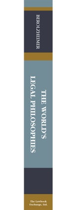 The World's Legal Philosophies. Translated by Rachel Szold. With...