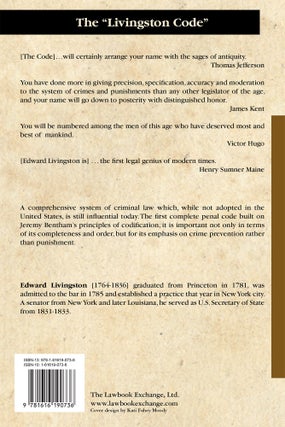 A System of Penal Law, for the State of Louisiana: Consisting of A...