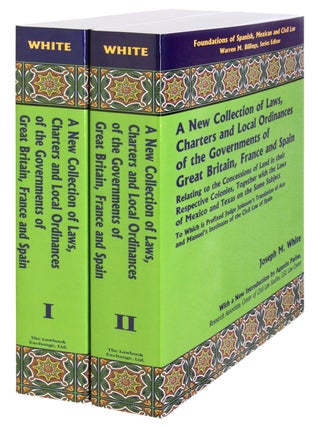 Item #57126 A New Collection of Laws, Charters and Local Ordinances of the. Joseph M. White,...