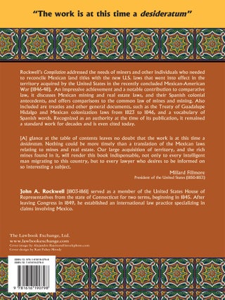 A Compilation of Spanish and Mexican Law in Relation to Mines and...