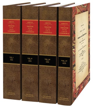 Item #57437 A Treatise on the Laws of Commerce and Manufactures and the Contracts. Joseph Chitty,...